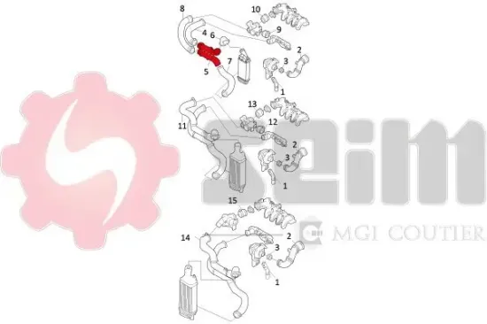 Ladeluftschlauch SEIM 981137 Bild Ladeluftschlauch SEIM 981137
