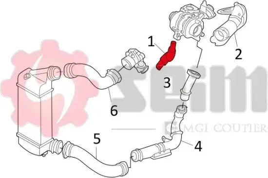 Ladeluftschlauch SEIM 981138 Bild Ladeluftschlauch SEIM 981138