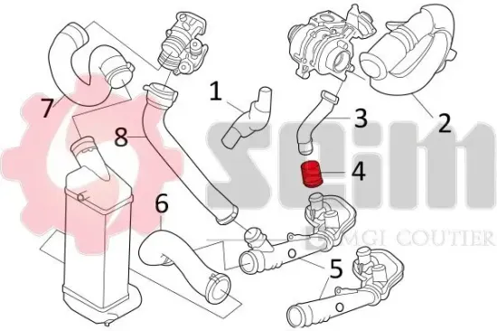 Ladeluftschlauch SEIM 981149 Bild Ladeluftschlauch SEIM 981149