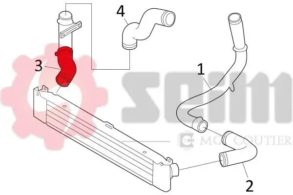 Ladeluftschlauch SEIM 981161 Bild Ladeluftschlauch SEIM 981161