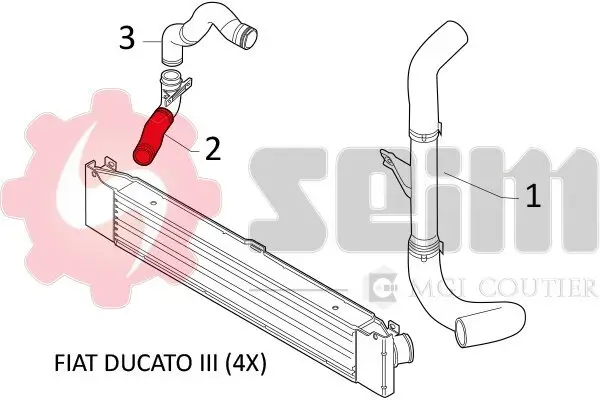 Ladeluftschlauch SEIM 981161 Bild Ladeluftschlauch SEIM 981161