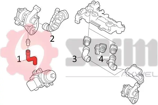 Ladeluftschlauch SEIM 981244 Bild Ladeluftschlauch SEIM 981244