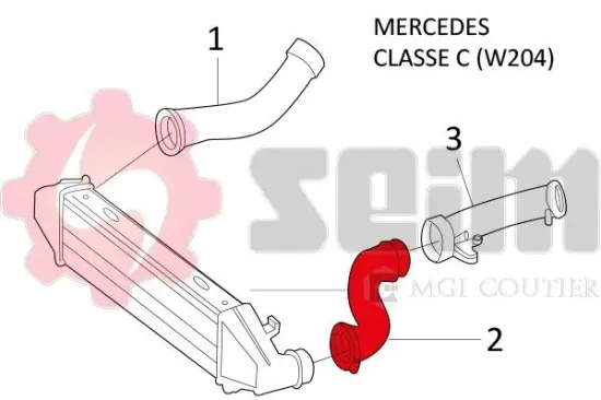 Ladeluftschlauch SEIM 981396 Bild Ladeluftschlauch SEIM 981396