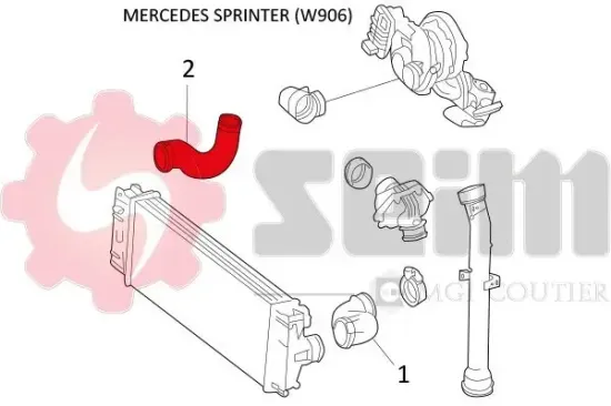 Ladeluftschlauch SEIM 981404 Bild Ladeluftschlauch SEIM 981404