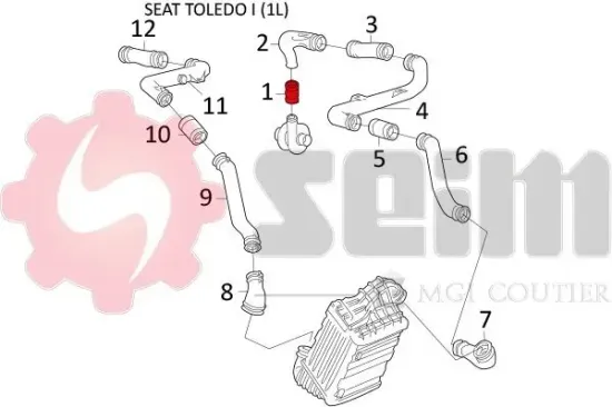 Ladeluftschlauch SEIM 981583 Bild Ladeluftschlauch SEIM 981583
