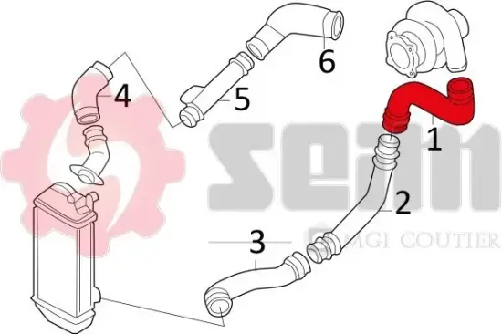 Ladeluftschlauch SEIM 981602 Bild Ladeluftschlauch SEIM 981602