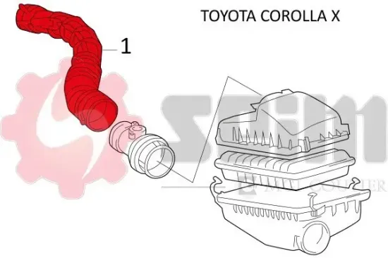Ladeluftschlauch SEIM 981616 Bild Ladeluftschlauch SEIM 981616