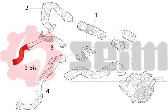 Ladeluftschlauch SEIM 981748 Bild Ladeluftschlauch SEIM 981748