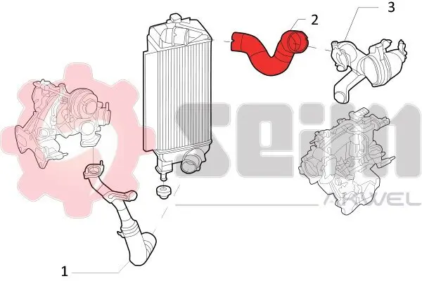 Ladeluftschlauch SEIM 981754