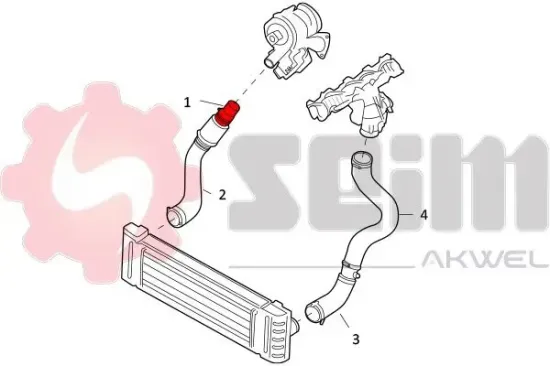 Ladeluftschlauch SEIM 981811 Bild Ladeluftschlauch SEIM 981811