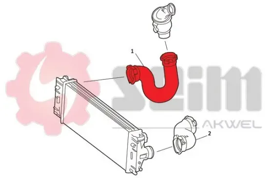 Ladeluftschlauch SEIM 981844 Bild Ladeluftschlauch SEIM 981844