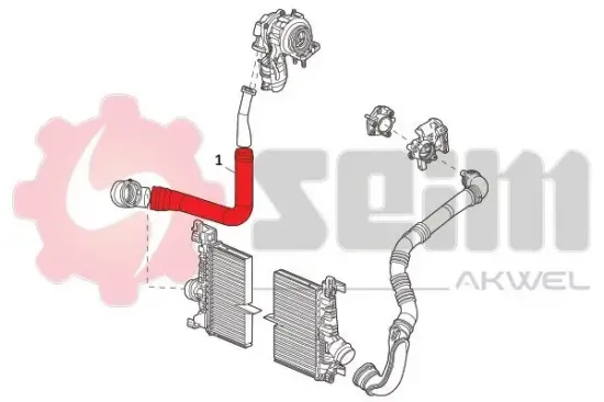 Ladeluftschlauch SEIM 981887 Bild Ladeluftschlauch SEIM 981887