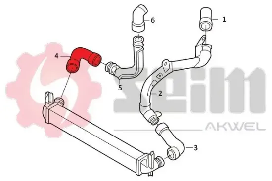 Ladeluftschlauch SEIM 981977 Bild Ladeluftschlauch SEIM 981977
