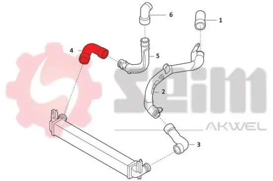 Ladeluftschlauch SEIM 981977 Bild Ladeluftschlauch SEIM 981977