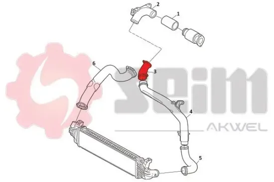 Ladeluftschlauch SEIM 981997 Bild Ladeluftschlauch SEIM 981997
