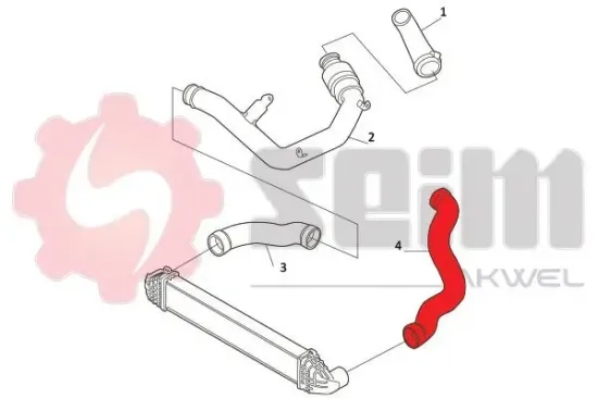 Ladeluftschlauch SEIM 981999 Bild Ladeluftschlauch SEIM 981999