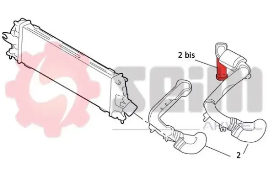 Ladeluftschlauch SEIM 982028 Bild Ladeluftschlauch SEIM 982028