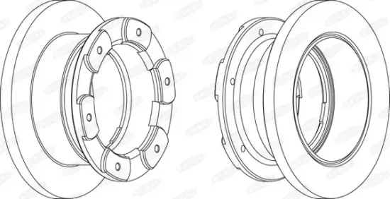 Bremsscheibe Hinterachse BERAL BCR236A Bild Bremsscheibe Hinterachse BERAL BCR236A