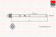 Zylinderkopfschraubensatz FAI AutoParts B1018