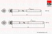 Zylinderkopfschraubensatz FAI AutoParts B2124