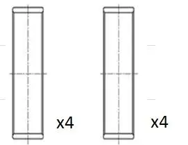 Pleuellager FAI AutoParts BB2017-STD