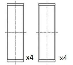 Pleuellager FAI AutoParts BB2040-STD