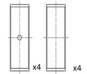 Pleuellager FAI AutoParts BB2042-STD