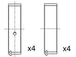 Pleuellager FAI AutoParts BB2050-STD