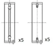 Kurbelwellenlager FAI AutoParts BM1003-STD