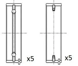 Kurbelwellenlager FAI AutoParts BM1003-STD Bild Kurbelwellenlager FAI AutoParts BM1003-STD