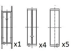 Kurbelwellenlager FAI AutoParts BM1009-STD