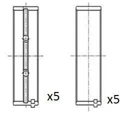 Kurbelwellenlager FAI AutoParts BM1011-STD