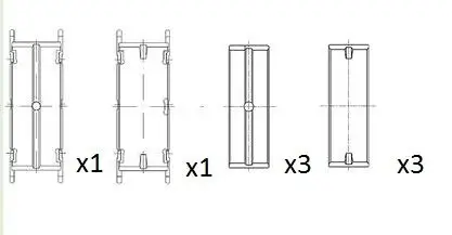 Kurbelwellenlager FAI AutoParts BM1013-025