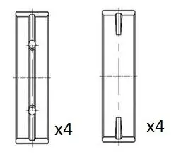 Kurbelwellenlager FAI AutoParts BM1015-STD