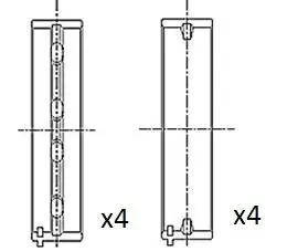 Kurbelwellenlager FAI AutoParts BM1017-STD