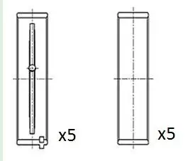 Kurbelwellenlager FAI AutoParts BM1019-030 Bild Kurbelwellenlager FAI AutoParts BM1019-030