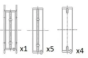 Kurbelwellenlager FAI AutoParts BM1021-STD