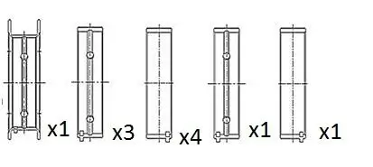 Kurbelwellenlager FAI AutoParts BM1022-STD