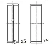 Kurbelwellenlager FAI AutoParts BM1023-STD