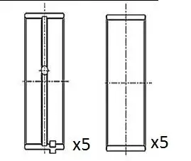 Kurbelwellenlager FAI AutoParts BM1023-STD Bild Kurbelwellenlager FAI AutoParts BM1023-STD