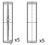 Kurbelwellenlager FAI AutoParts BM1024-STD