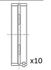 Kurbelwellenlager FAI AutoParts BM1025-STD Bild Kurbelwellenlager FAI AutoParts BM1025-STD