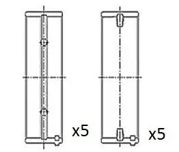 Kurbelwellenlager FAI AutoParts BM1029-STD