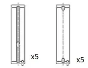 Kurbelwellenlager FAI AutoParts BM1031-STD