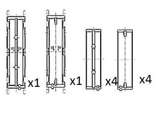 Kurbelwellenlager FAI AutoParts BM1033-025