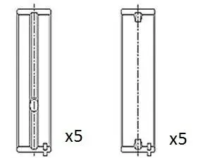 Kurbelwellenlager FAI AutoParts BM1034-025