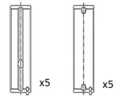 Kurbelwellenlager FAI AutoParts BM1034-025