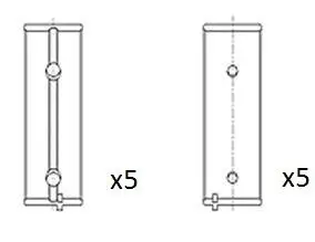 Kurbelwellenlager FAI AutoParts BM1042-STD Bild Kurbelwellenlager FAI AutoParts BM1042-STD