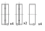 Kurbelwellenlager FAI AutoParts BM1043-STD