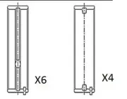 Kurbelwellenlager FAI AutoParts BM1044-STD